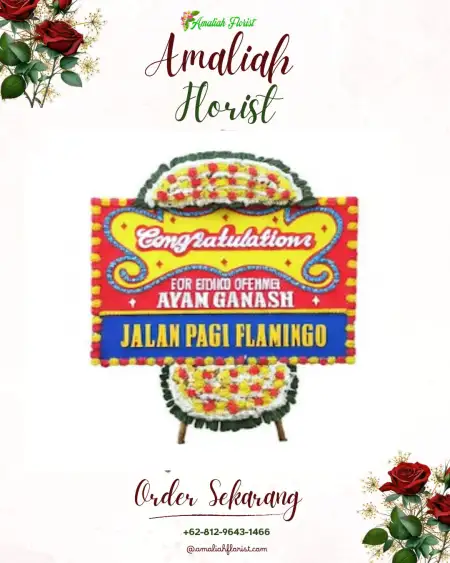Sewa Papan Bunga Poboya
